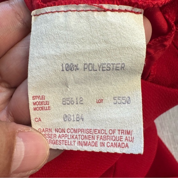 Vintage Algo Scarlet Sleeveless Cowl neck Mini Dress size 12 - Picture 6 of 10